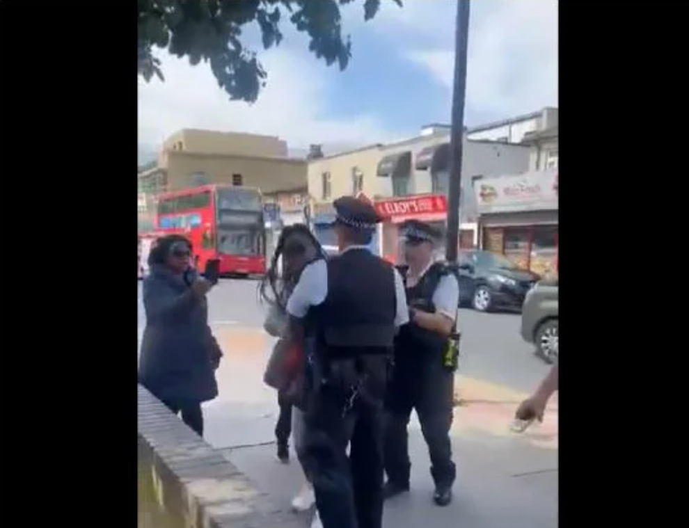 Viral bystander video of wrongful bus stop arrest